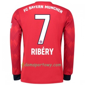 Koszulka Bayern Monachium Ribery 7 Domowe Koszulki Piłkarskie 2018-2019 Długi Rękaw